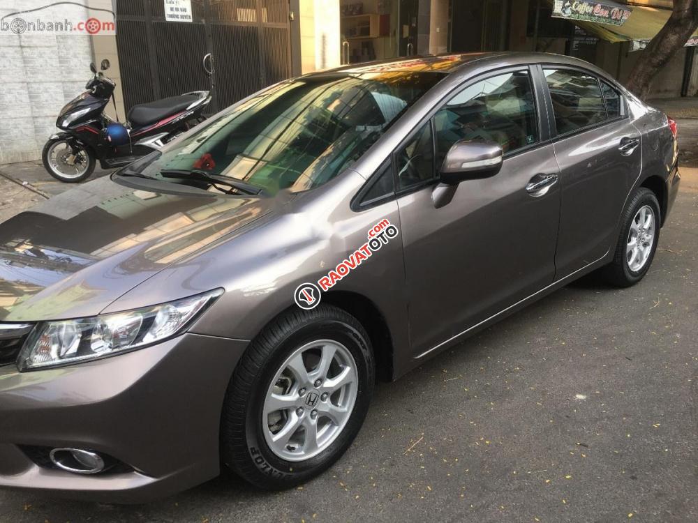 Bán Honda Civic 2012, màu nâu, giá cạnh tranh-1