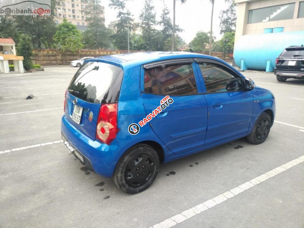 Bán Kia Morning LX đời 2008, màu xanh lam, xe nhập  -5