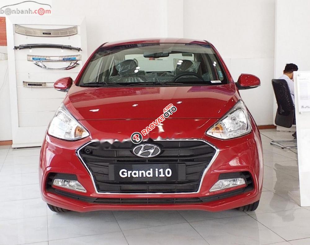 Cần bán Hyundai Grand i10 1.2 MT sản xuất 2019, màu đỏ-2