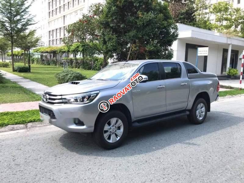 Cần bán xe Toyota Hilux 3.0G đời 2015, màu bạc, nhập khẩu số tự động, giá chỉ 760 triệu-1