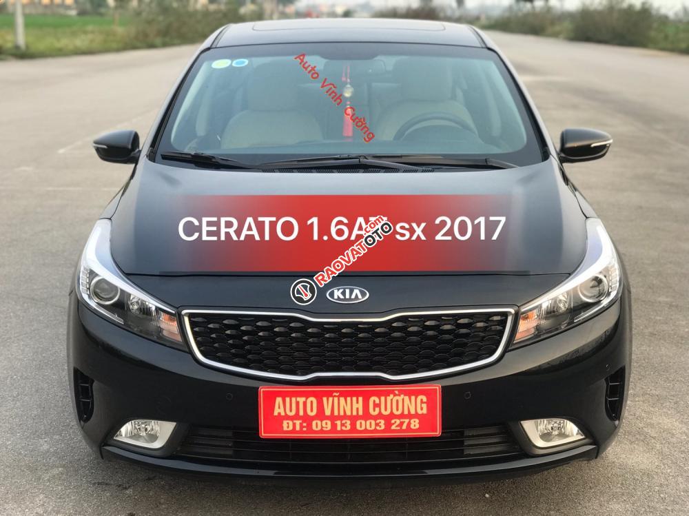 Bán ô tô Kia Cerato 1.6AT năm 2017, màu đen-23