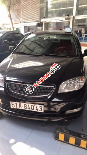 Bán Toyota Vios MT năm sản xuất 2005, màu đen, bao thợ thầy, máy zin-1