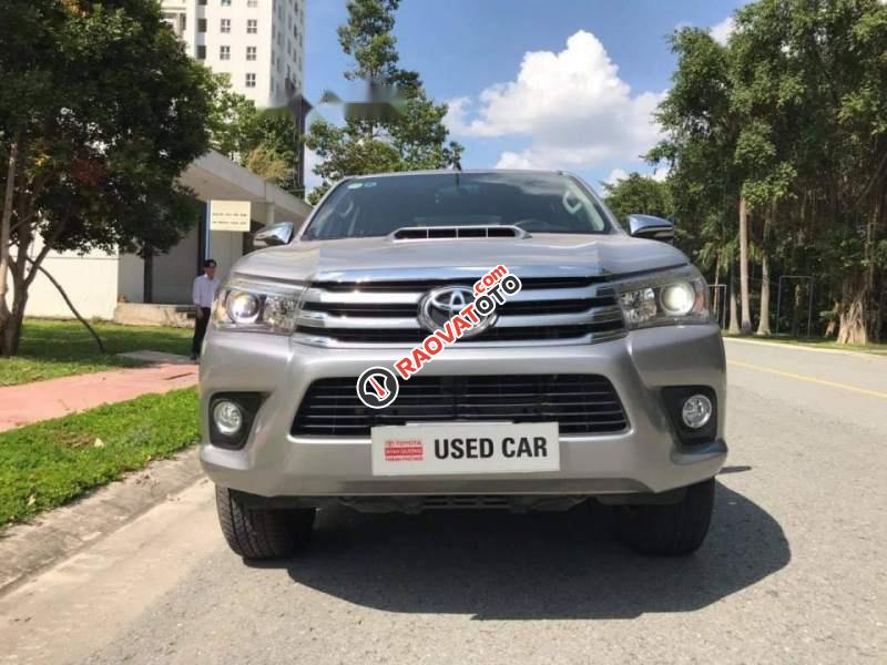 Cần bán xe Toyota Hilux 3.0G đời 2015, màu bạc, nhập khẩu số tự động, giá chỉ 760 triệu-3