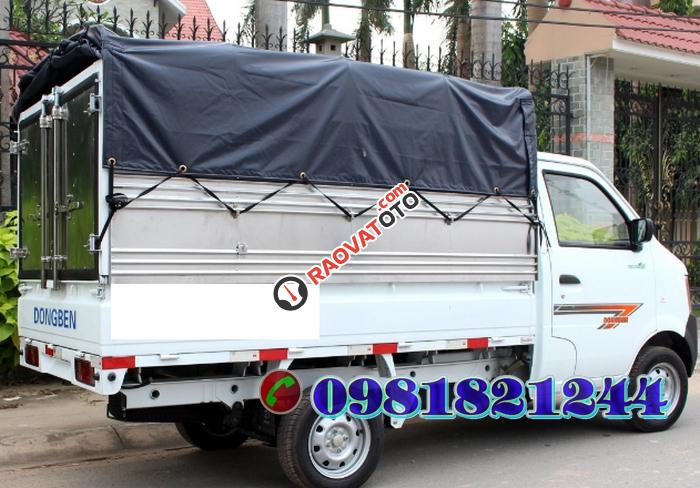 Bán xe tải Dongben, thùng mui bạc 810kg, giá ưu đãi: 166tr-1