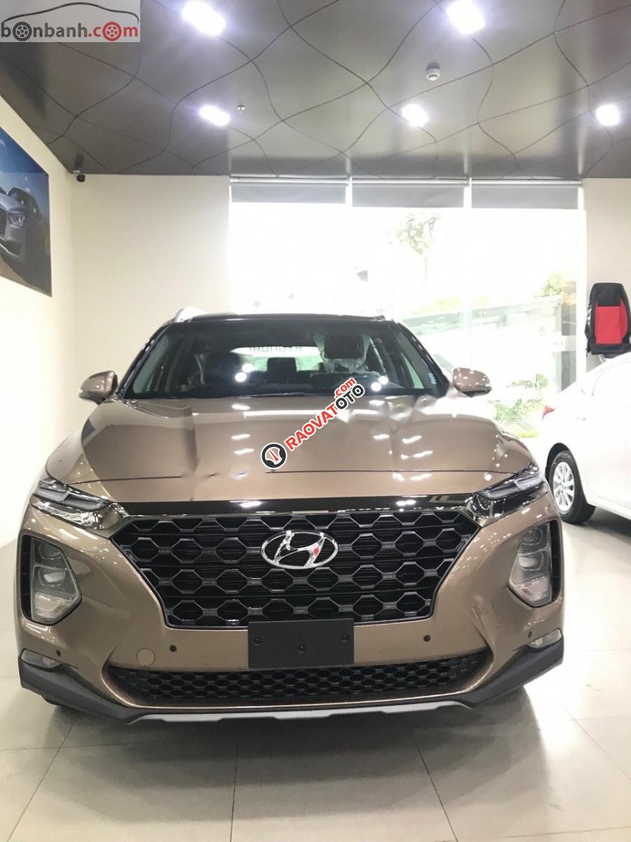 Cần bán Hyundai Santa Fe năm 2019, màu nâu -6