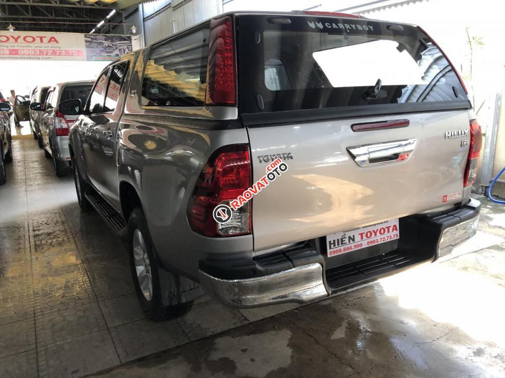 Cần bán Toyota Hilux G sản xuất 2015, màu bạc, nhập khẩu-2