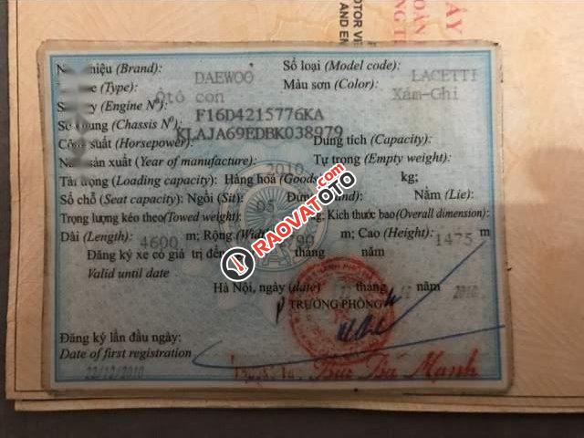 Gia đình tôi cần bán Lacetti CDX model 2011, xe cứng cáp-0