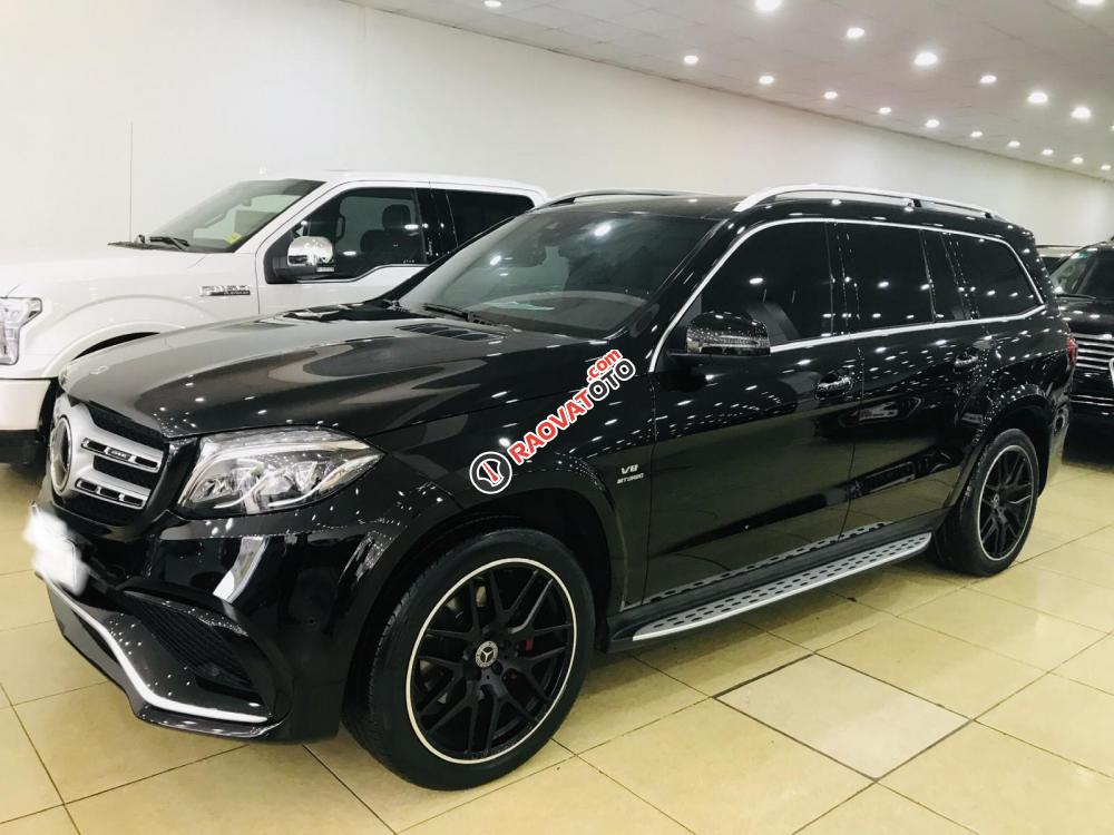 Bán Mercedes GLS 400 đã lên fom GLS 63, màu đen, sản xuất và đăng ký 2017, biển Hà Nội-1