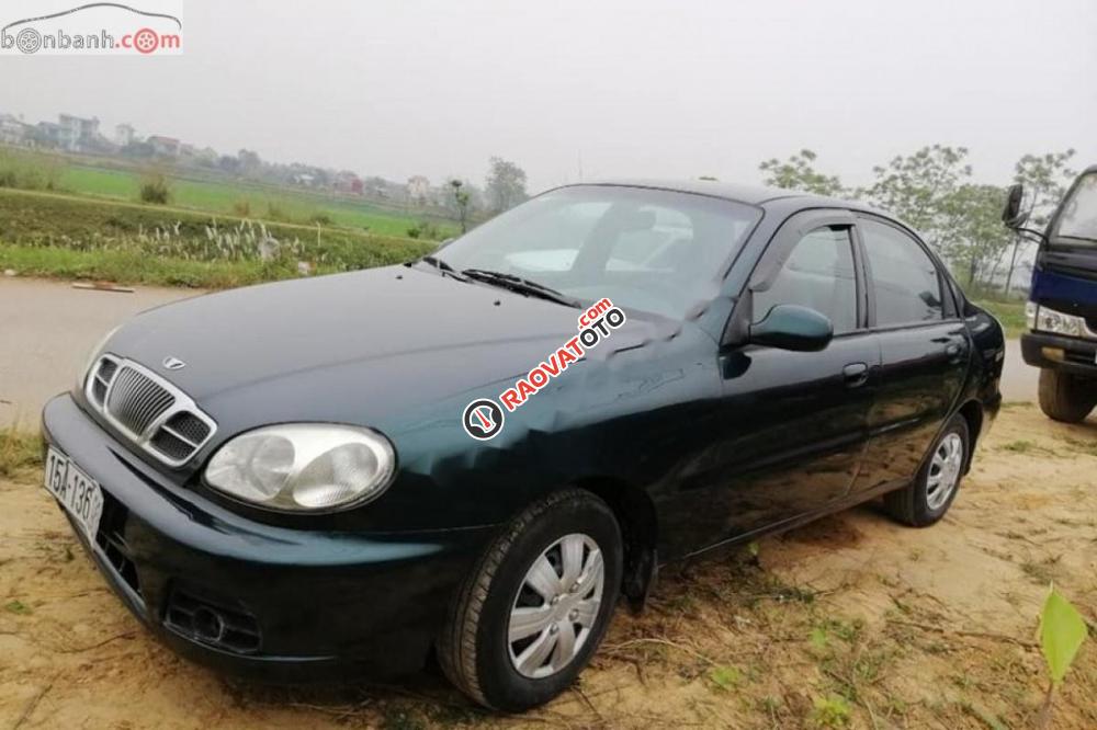 Bán ô tô Daewoo Lanos SX năm 2001, màu xanh lam chính chủ-0