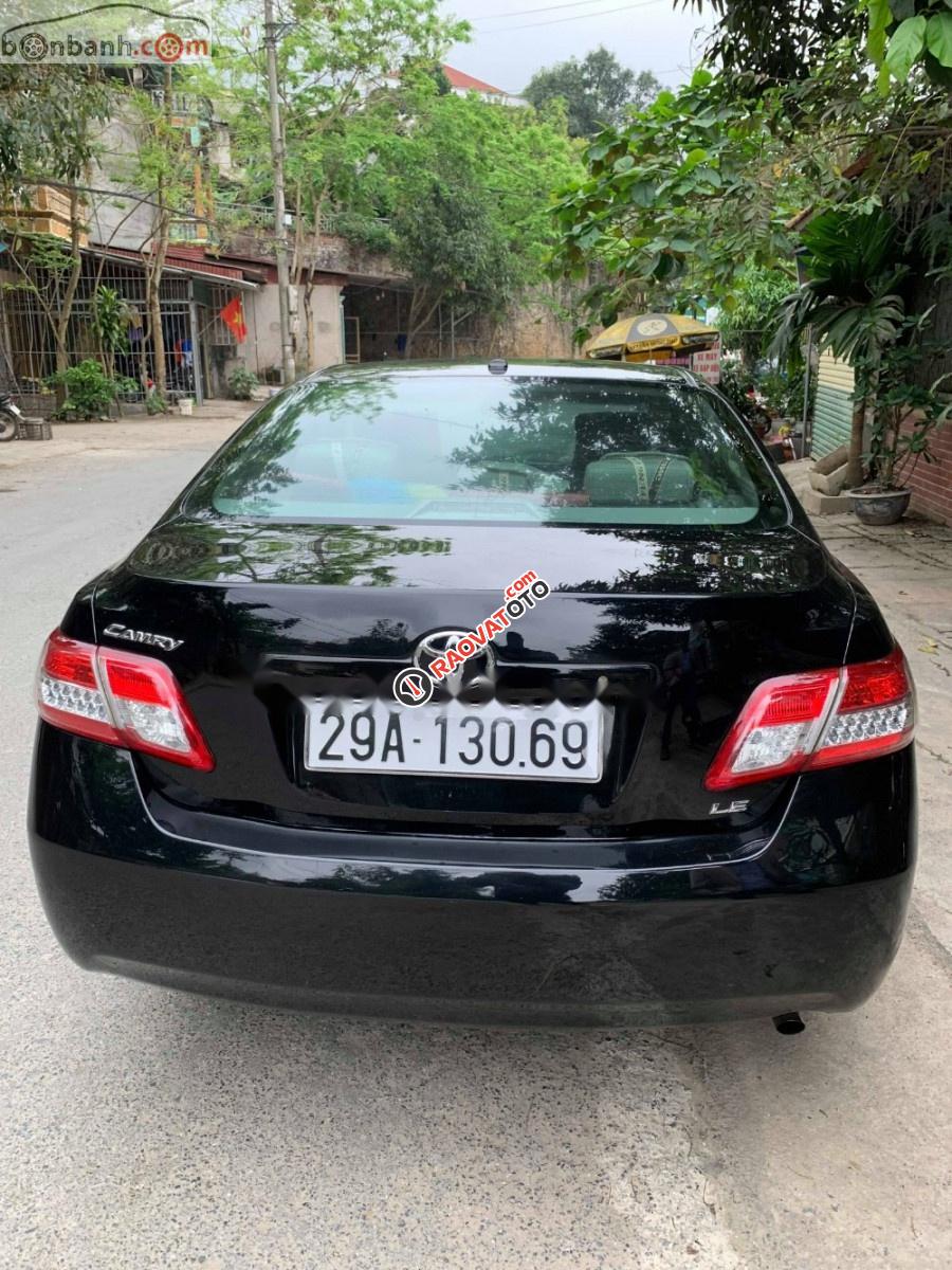 Bán Camry 2.5 LE nhập khẩu nguyên chiếc từ Mỹ, sản xuất tháng 10/2010 màu đen, biển tư nhân-4