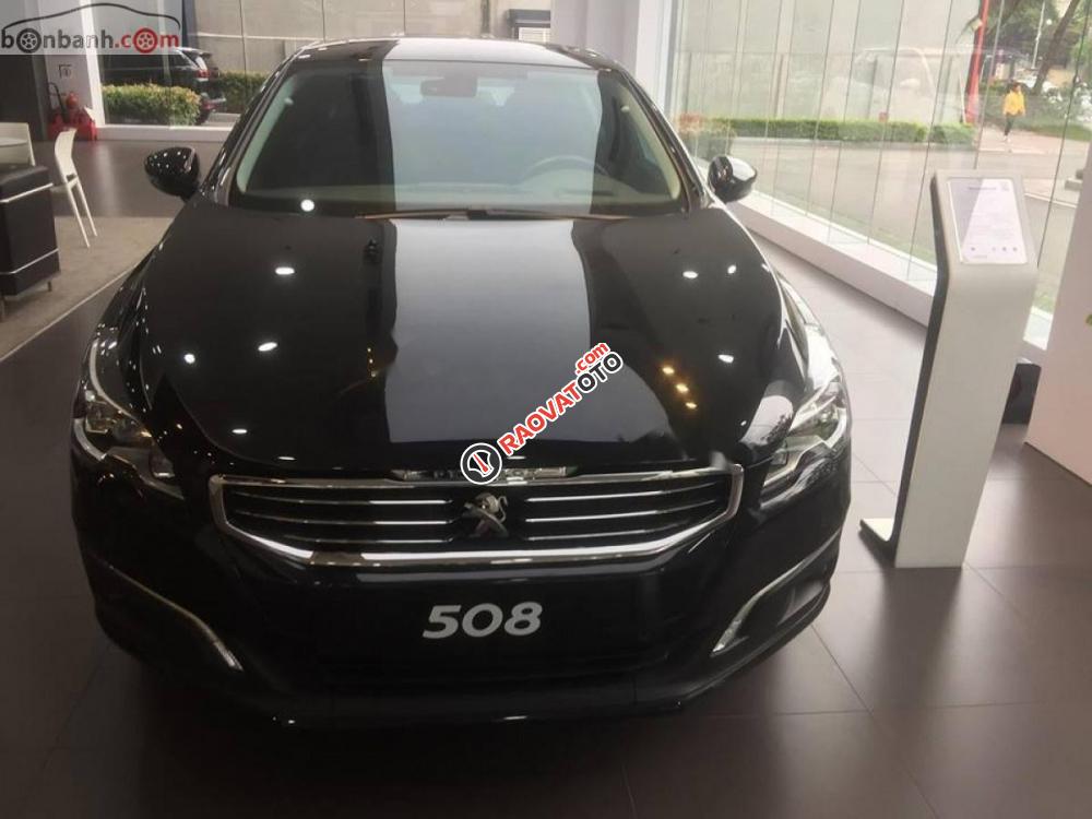 Cần bán xe Peugeot 508 1.6 AT sản xuất 2016, màu đen, nhập khẩu, mới 100%-0