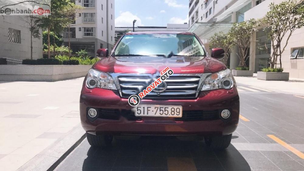 Bán Lexus GX460 Premium model 2012, xe nhập Mỹ, màu đỏ, nội thất màu kem-0