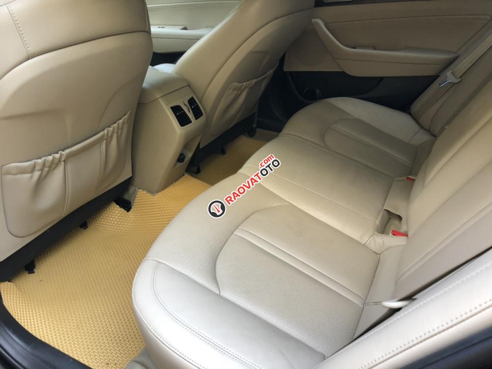 Bán Hyundai Sonata năm sản xuất 2015, màu đen, xe nhập giá cạnh tranh-0