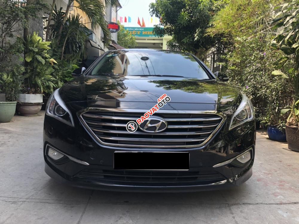 Bán Hyundai Sonata năm sản xuất 2015, màu đen, xe nhập giá cạnh tranh-7