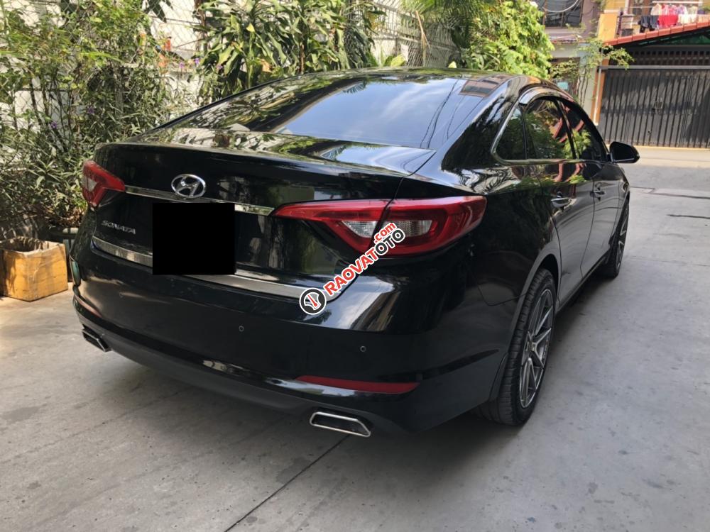 Bán Hyundai Sonata năm sản xuất 2015, màu đen, xe nhập giá cạnh tranh-3
