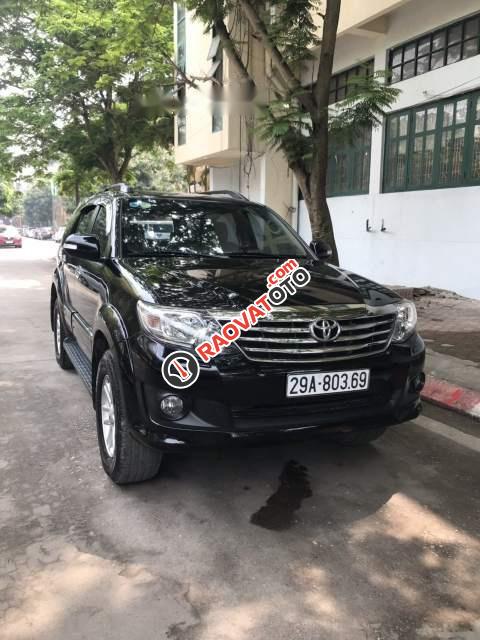 Bán xe Toyota Fortuner 2.7 V 4x4 AT 2014, màu đen, xe nhập -4