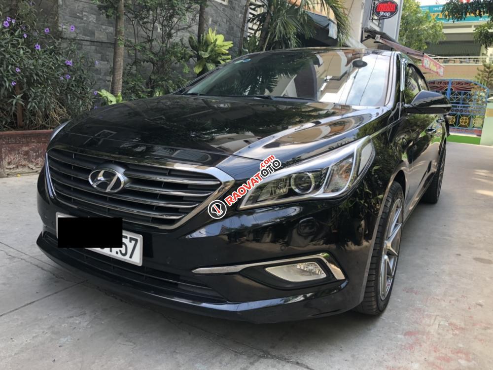 Bán Hyundai Sonata năm sản xuất 2015, màu đen, xe nhập giá cạnh tranh-6