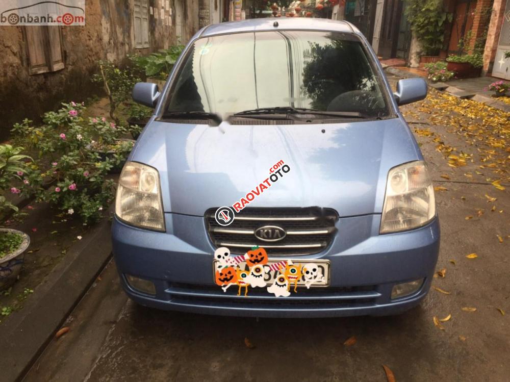 Bán ô tô Kia Morning EX đời 2008, màu xanh lam, 128tr-0
