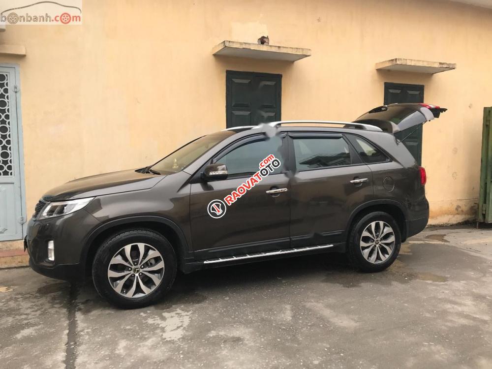 Bán xe Kia Sorento 2.4 GATH năm sản xuất 2016, màu nâu, xe gia đình-0