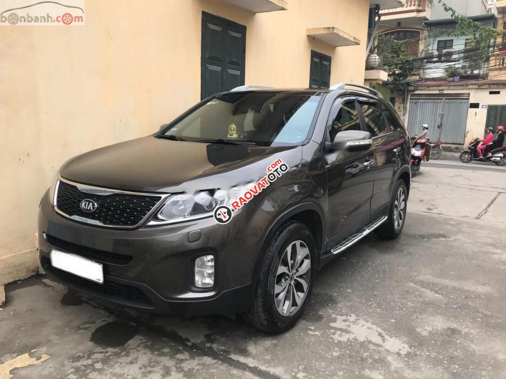 Bán xe Kia Sorento 2.4 GATH năm sản xuất 2016, màu nâu, xe gia đình-3