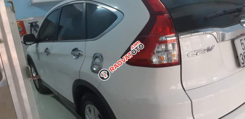 Bán Honda CR V 2.0 năm sản xuất 2015, màu trắng xe gia đình-1