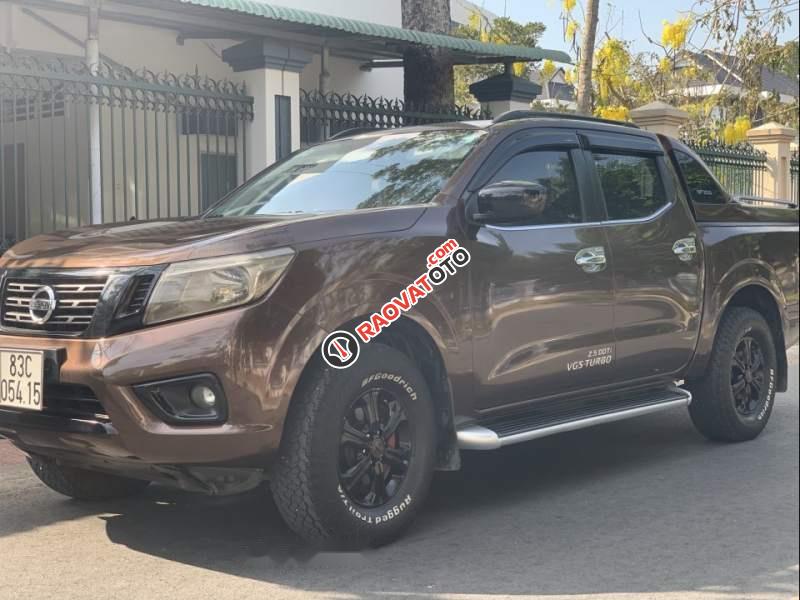 Bán xe Nissan Navara E đời 2016, màu nâu, xe nhập còn mới, giá 480tr-0