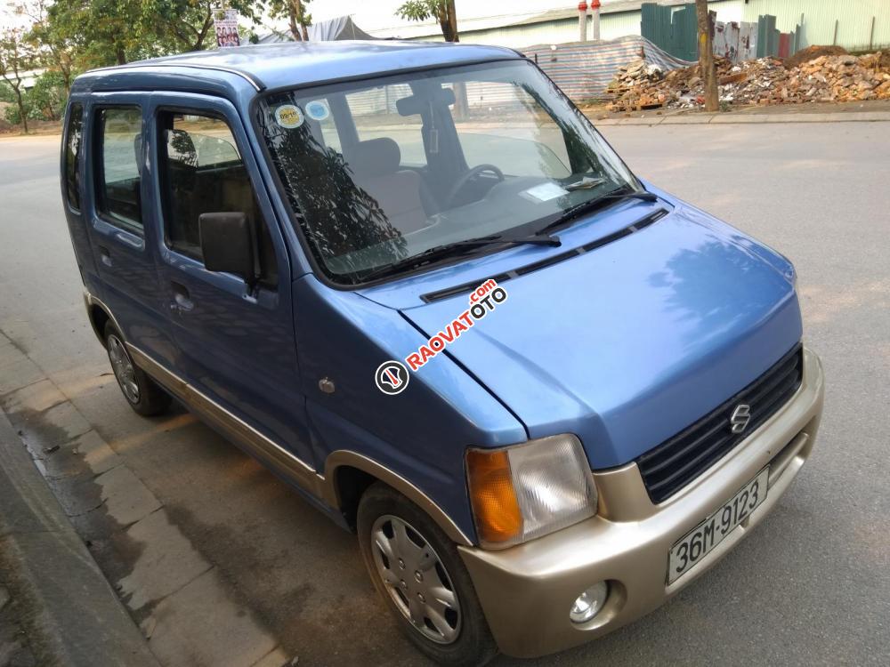 Bán xe Suzuki Wagon R đăng ký lần đầu 2005, màu xanh lam ít sử dụng, 68tr-7