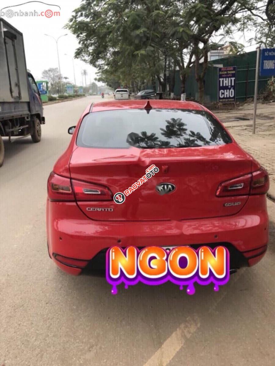 Bán xe Kia Cerato koup năm 2014, màu đỏ, nhập khẩu, 580tr-0