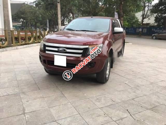 Bán lại xe Ford Ranger XLS AT đời 2014, màu đỏ, nhập khẩu nguyên chiếc-0