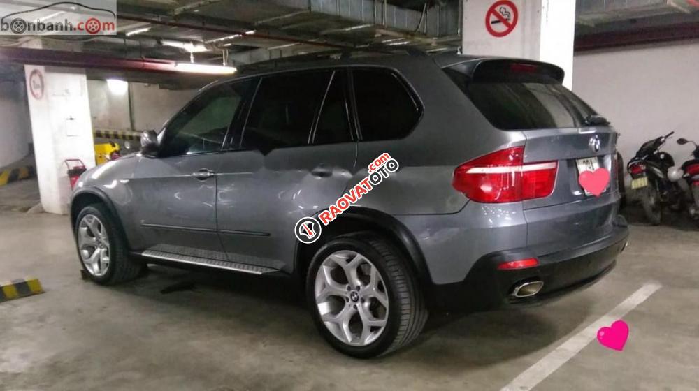 Cần bán lại xe BMW X5 4.8 đời 2007, màu xám, xe nhập -2
