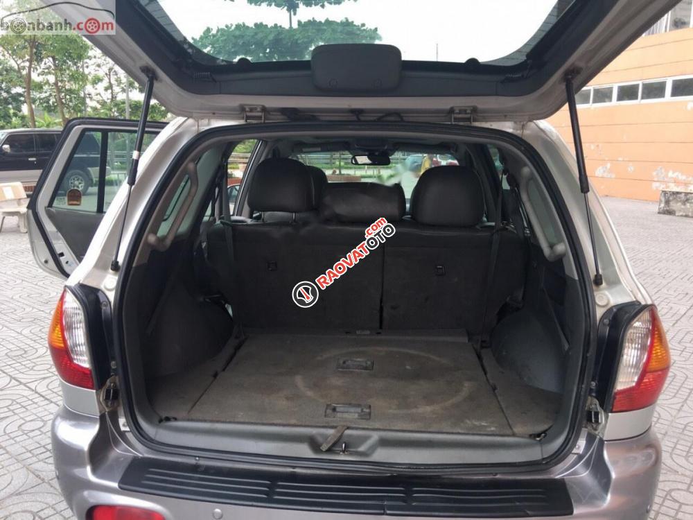 Bán ô tô Hyundai Santa Fe Gold đời 2004, màu bạc, keo chỉ nguyên zin-9