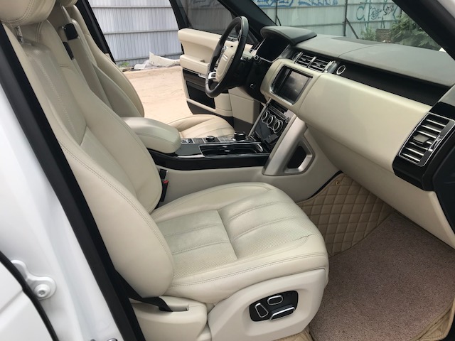 Bán LandRover Range Rover HSE SX 2014, đăng ký 2015, màu trắng, nội thất kem-9
