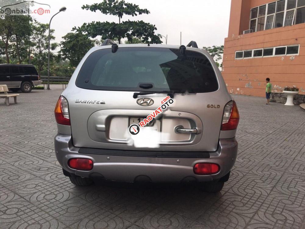 Bán ô tô Hyundai Santa Fe Gold đời 2004, màu bạc, keo chỉ nguyên zin-1