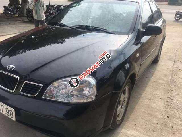 Cần bán xe Daewoo Lacetti MT đời 2004, màu đen, giá tốt-1