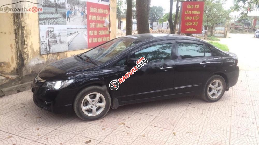 Cần bán gấp Honda Civic 1.8 đời 2009, màu đen, một chủ-1