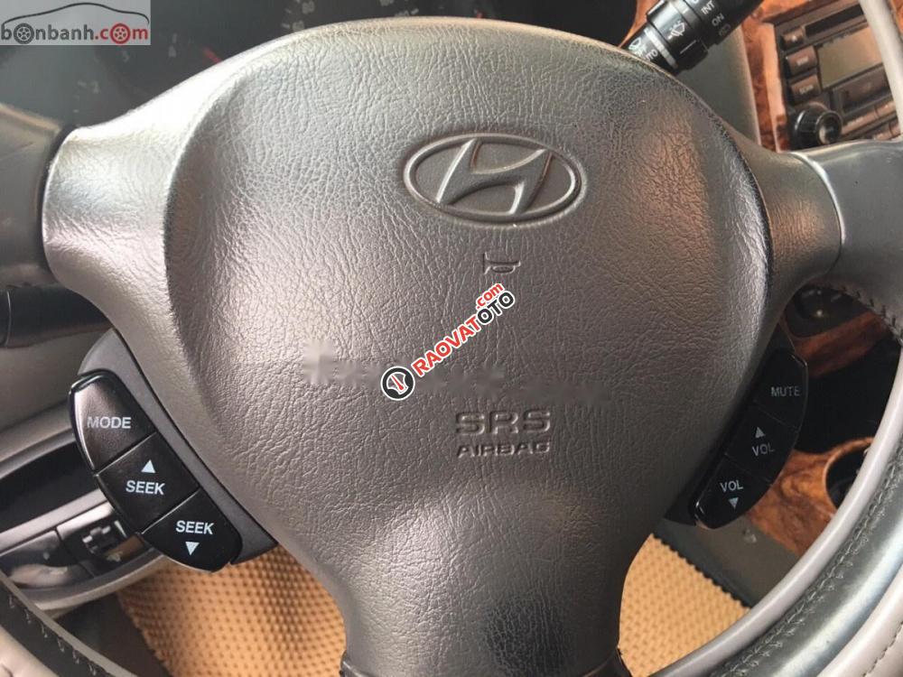 Bán ô tô Hyundai Santa Fe Gold đời 2004, màu bạc, keo chỉ nguyên zin-5