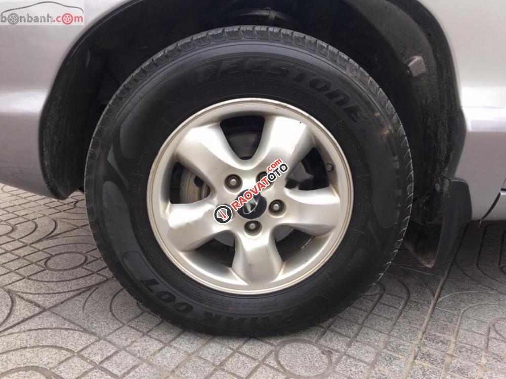Bán ô tô Hyundai Santa Fe Gold đời 2004, màu bạc, keo chỉ nguyên zin-2