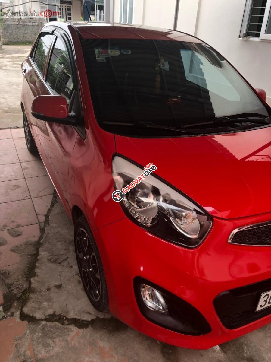 Bán Kia Morning S đời 2014, màu đỏ, xe đã đi được 40.000km-2