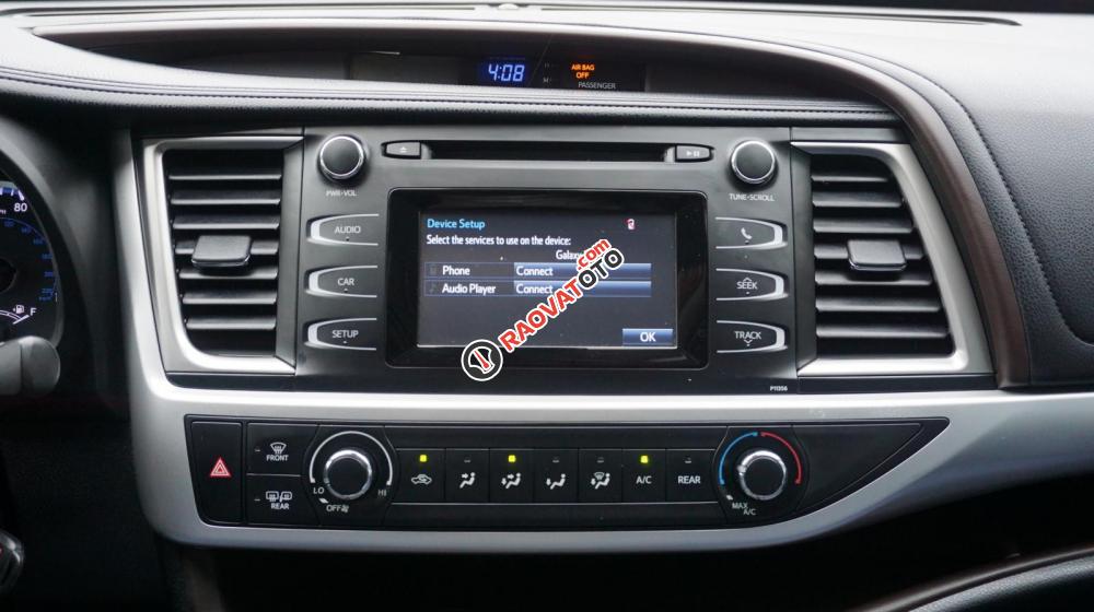 Bán Toyota Highlander sản xuất 2017, màu đen, nội thất xanh lam đặt biệt hiếm-13
