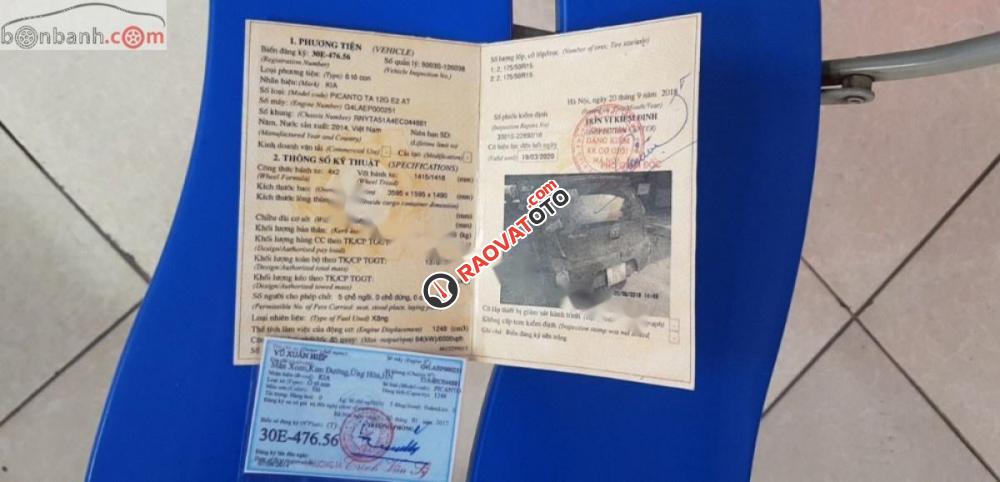 Bán Kia Morning S đời 2014, màu đỏ, xe đã đi được 40.000km-4