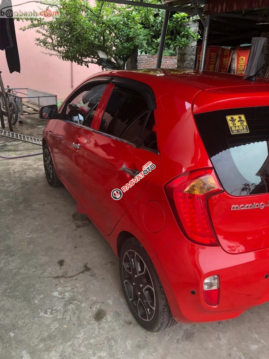 Bán Kia Morning S đời 2014, màu đỏ, xe đã đi được 40.000km-1
