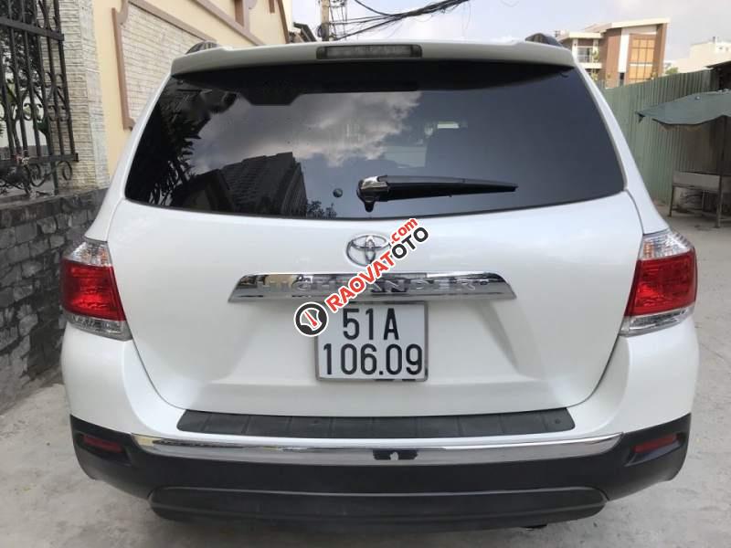 Cần bán xe Toyota Highlander SE sản xuất 2011, màu trắng, xe nhập-2