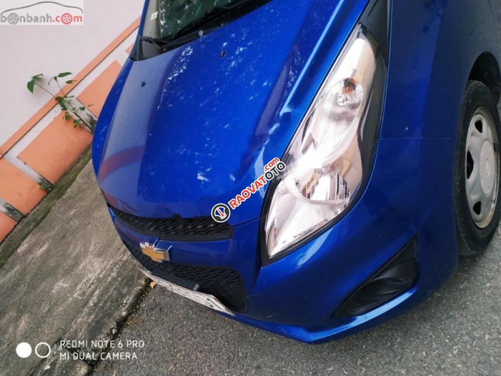 Bán Chevrolet Spark Duo 2017, màu xanh lam, xe gia đình-7