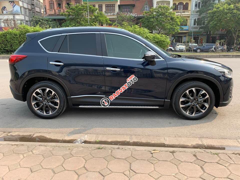 Bán Mazda CX5 2017 tự động 2.0, màu xanh đẹp zin nguyên bản-1