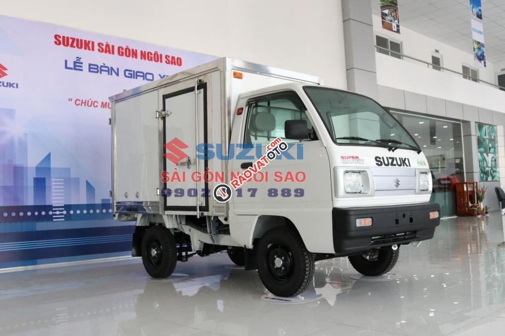 Bán ô tô Suzuki Supper Carry Truck số sàn, sản xuất năm 2018, màu trắng, nhập khẩu, giá tốt-0