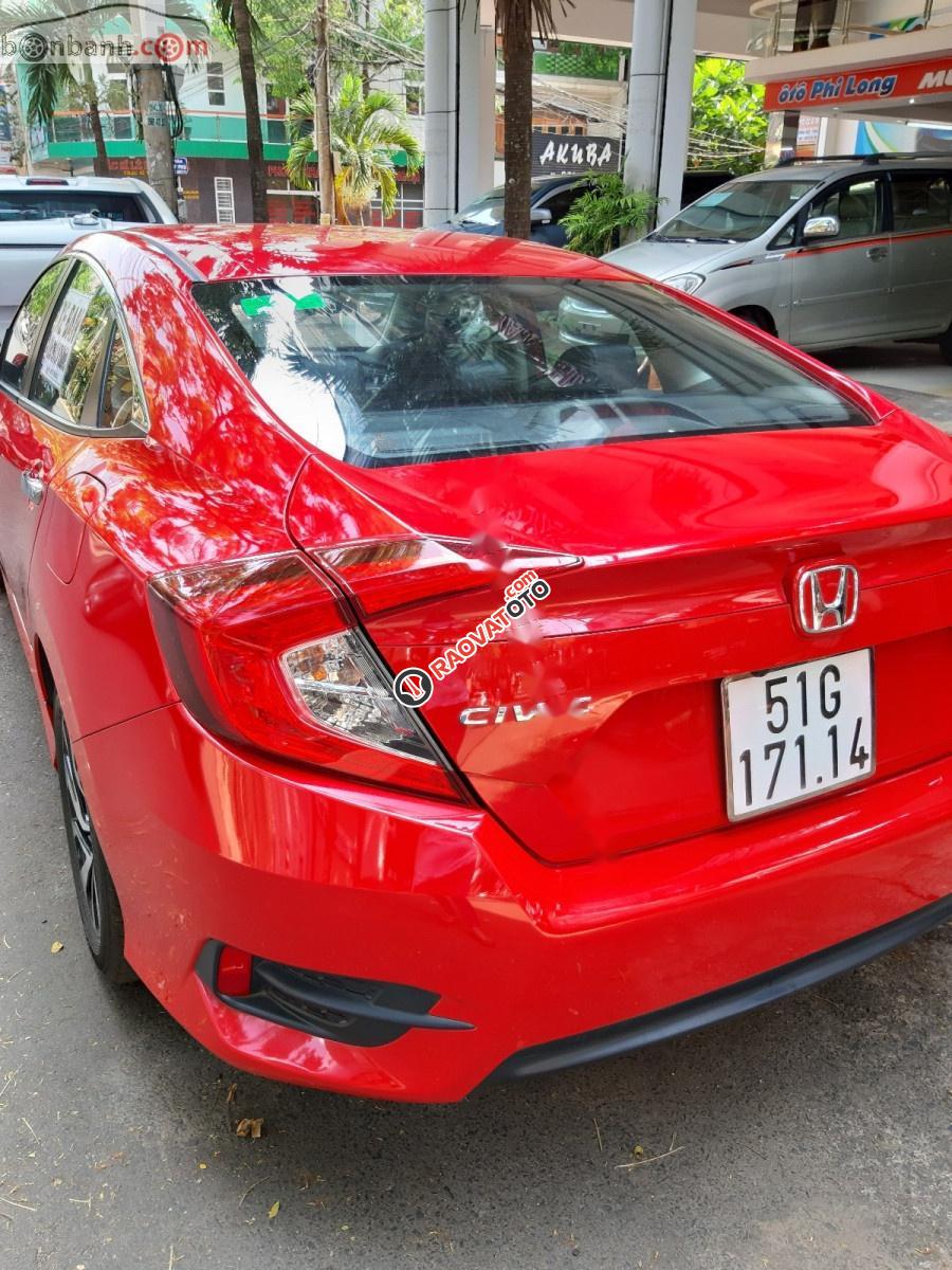 Bán Honda Civic 1.8 E năm 2017, màu đỏ, nhập khẩu, số tự động -3