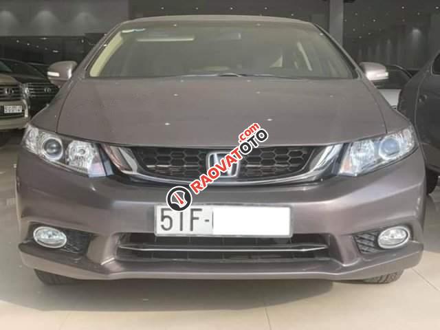 Bán Honda Civic 1.8AT năm 2016, màu xám, số tự động-5