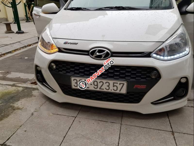 Bán Hyundai Grand i10 năm sản xuất 2017, màu trắng, nhập khẩu, giá 398tr-2