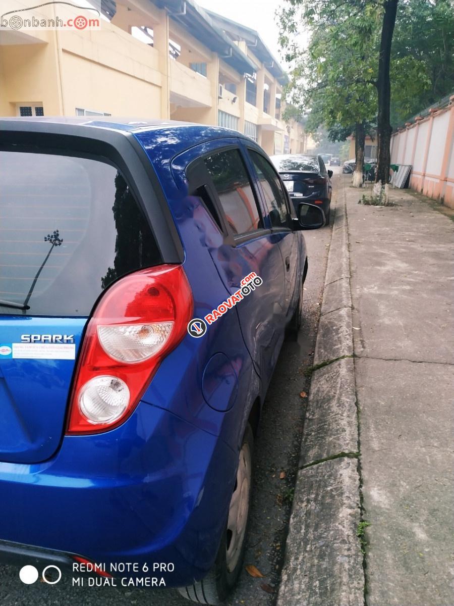 Bán Chevrolet Spark Duo 2017, màu xanh lam, xe gia đình-6