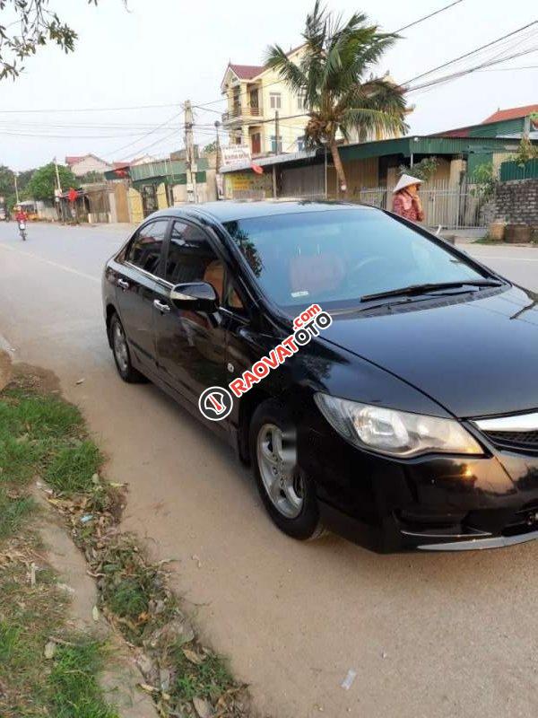 Bán Honda Civic 1.8 sản xuất năm 2009, màu đen, giá tốt-0